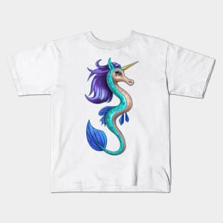 Seahorse Unicorn Kids T-Shirt